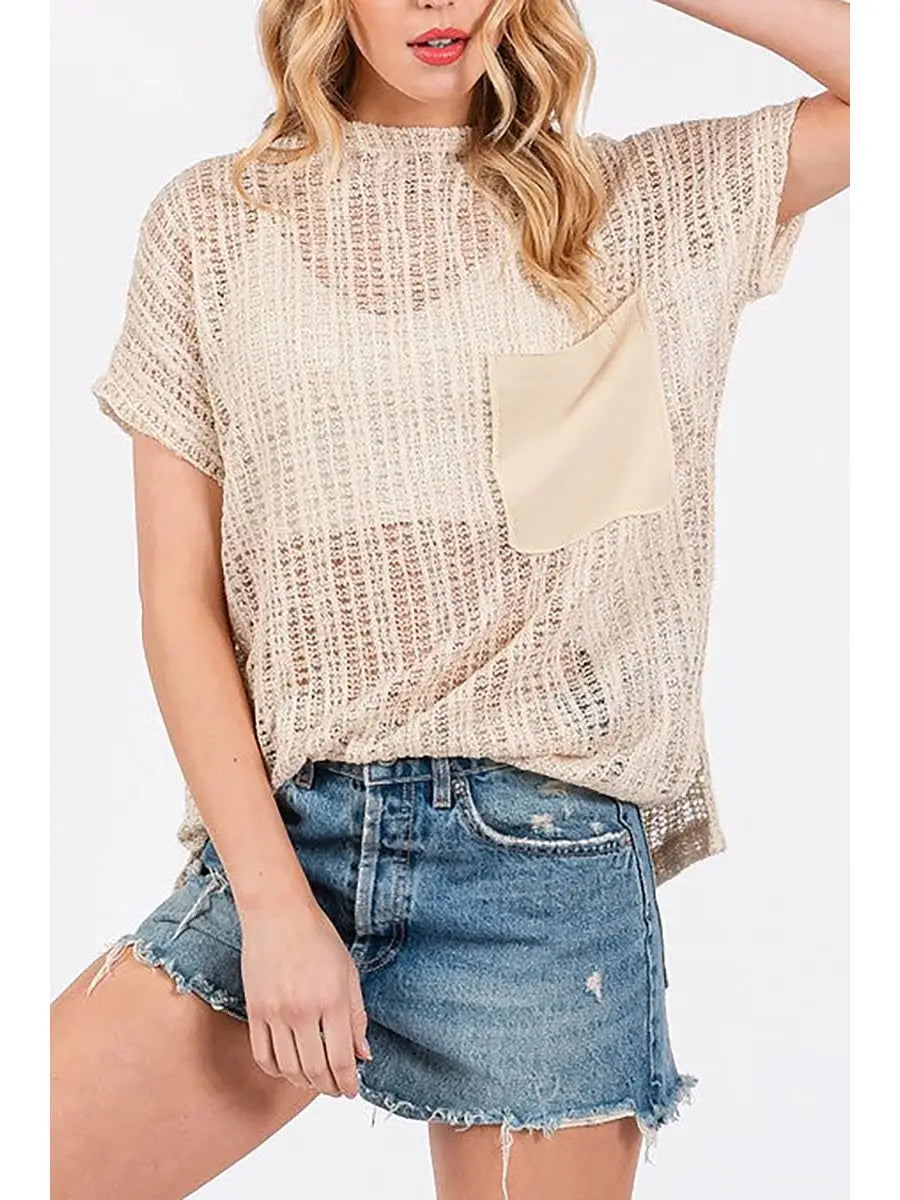 Salt Air Crochet Top