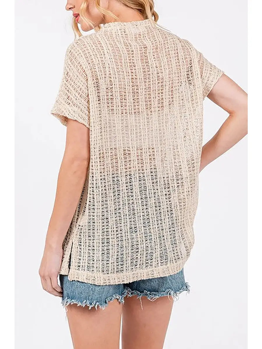 Salt Air Crochet Top