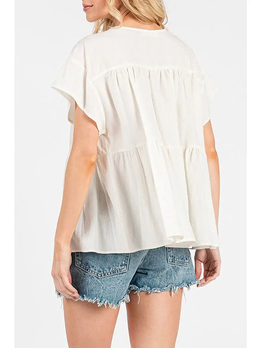 Island Flutter Top