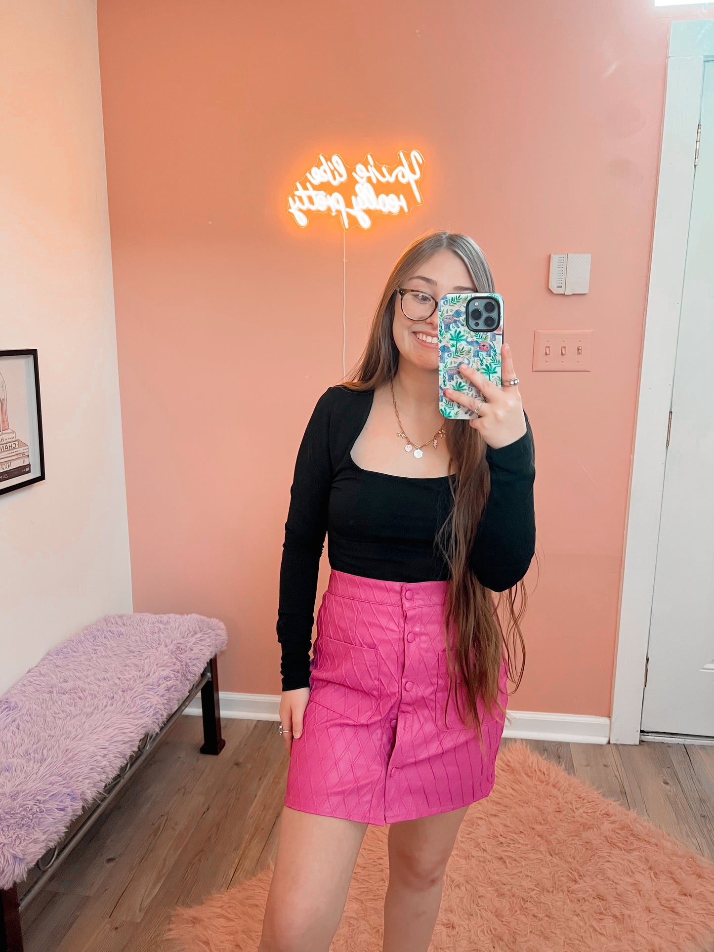 Roll With It Mini Skirt