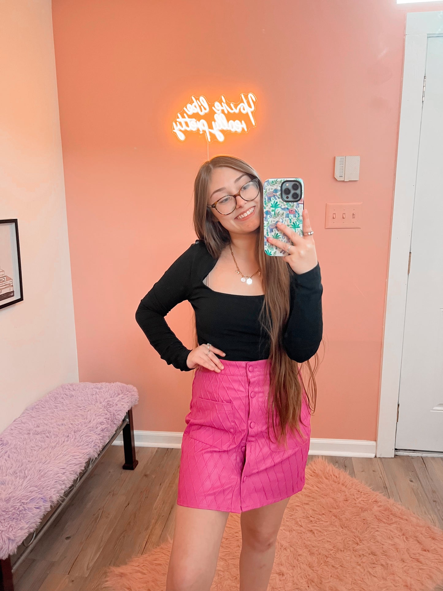Roll With It Mini Skirt