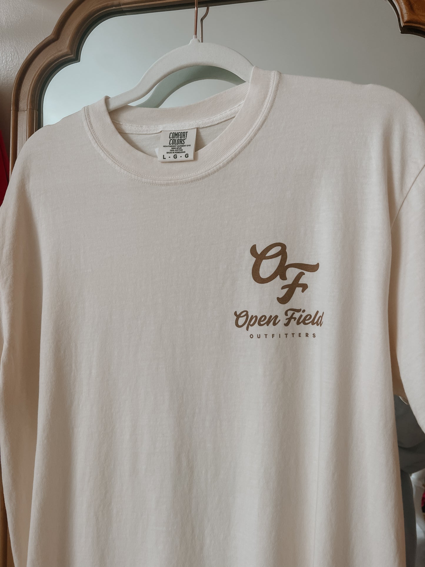 Cream & Wheat Tee - Open Field Outfitters