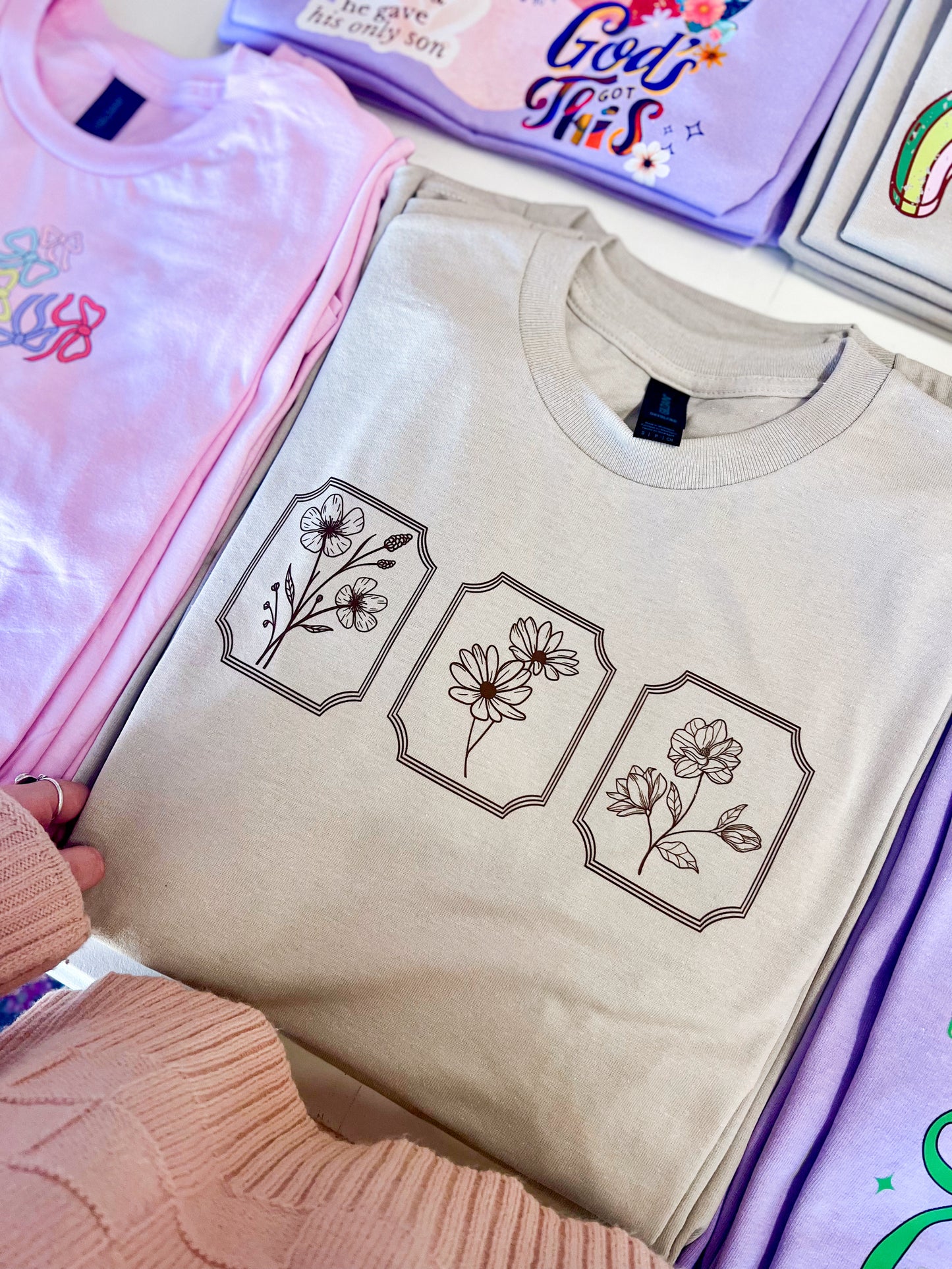 Floral Stamp Tee