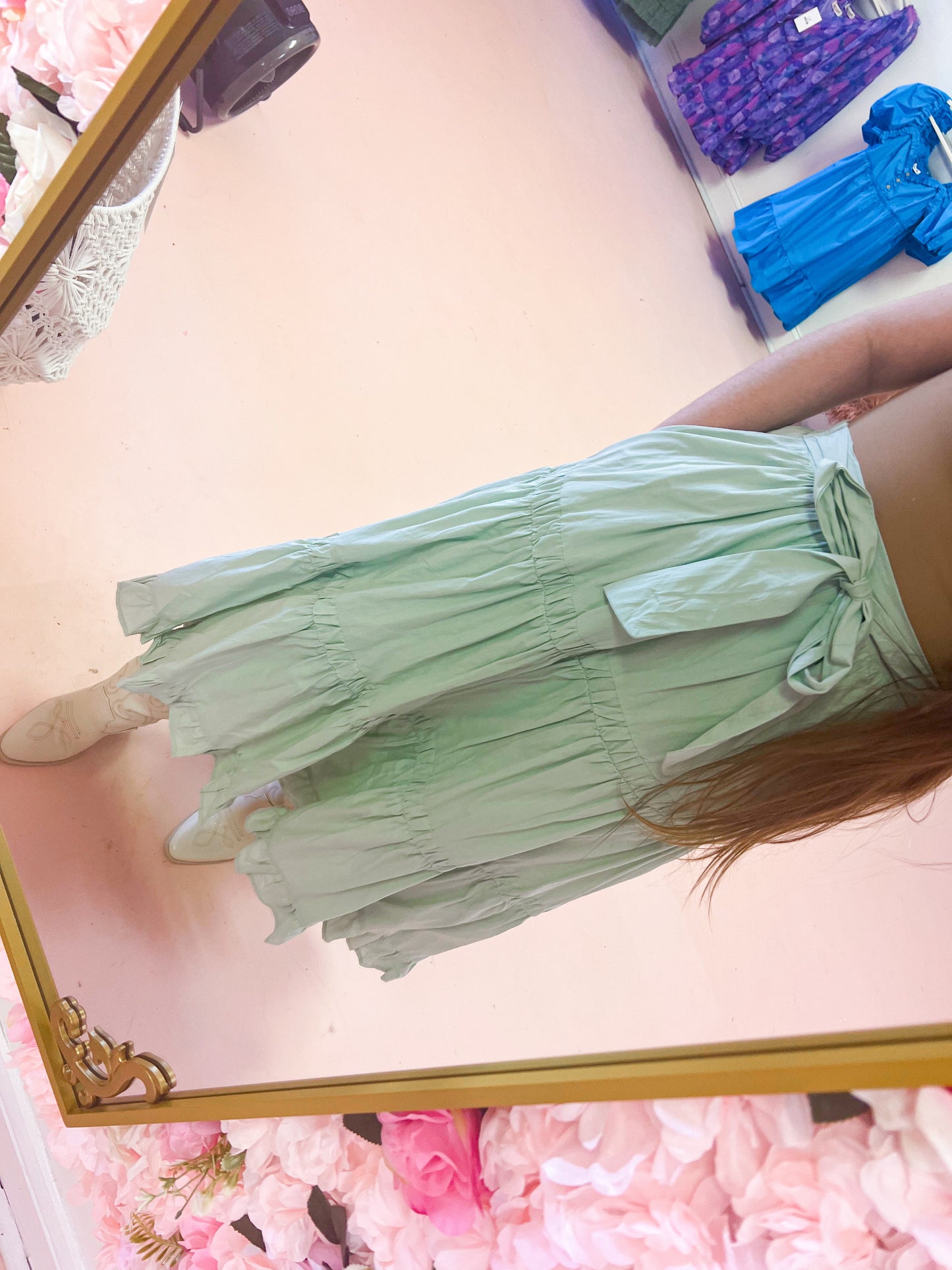 Sweet Sage Maxi Skirt