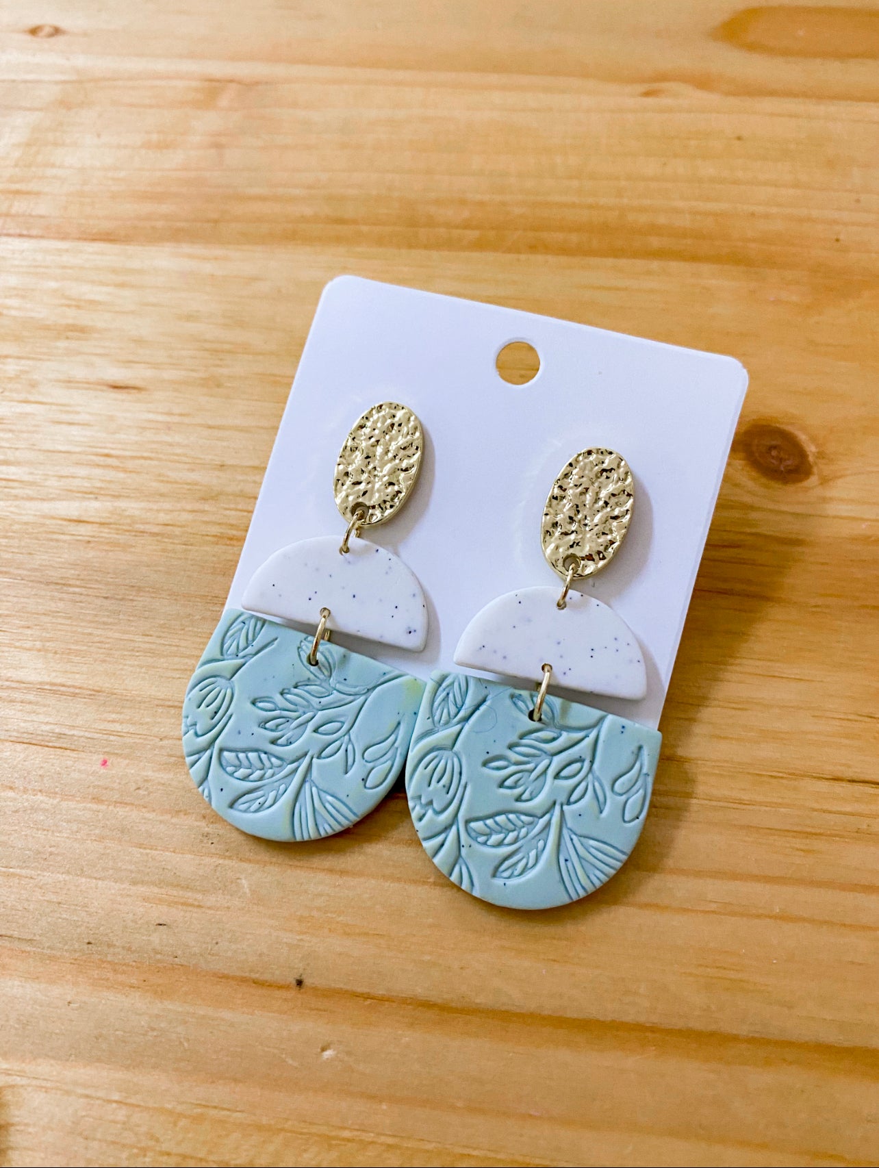 Petal Pop Earrings - Mint