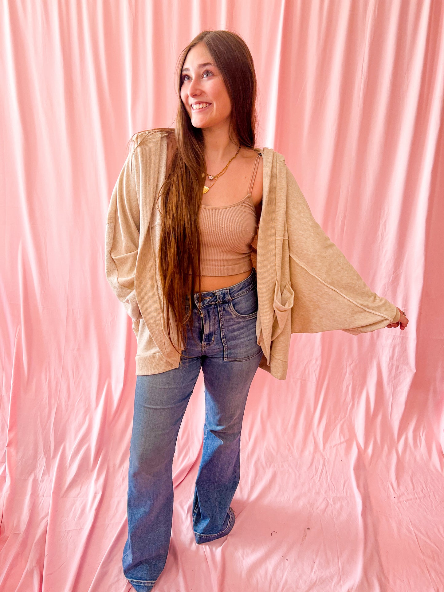 Fireside Flirt Hooded Cardigan