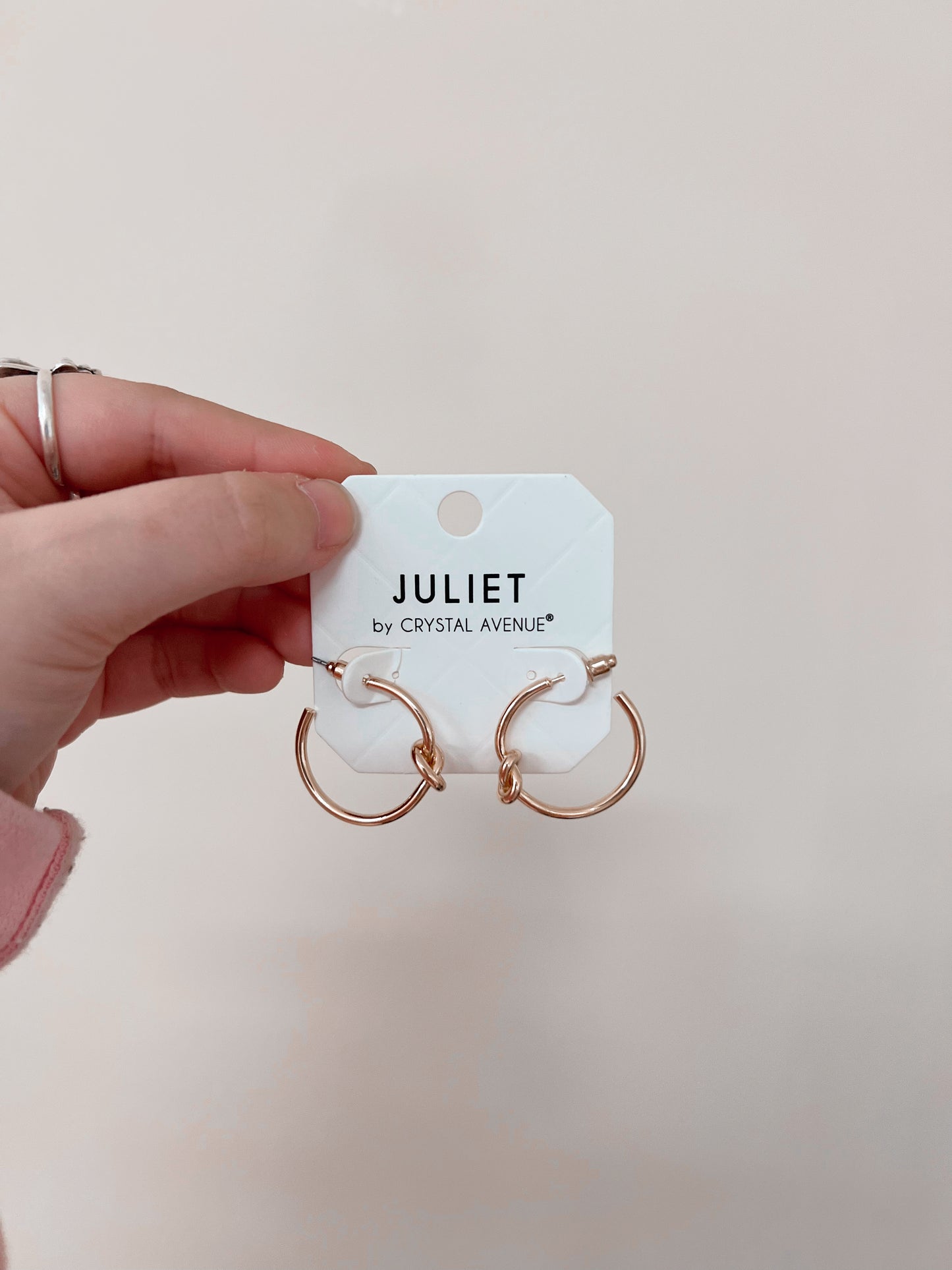 Lovers Knot Hoop Earrings