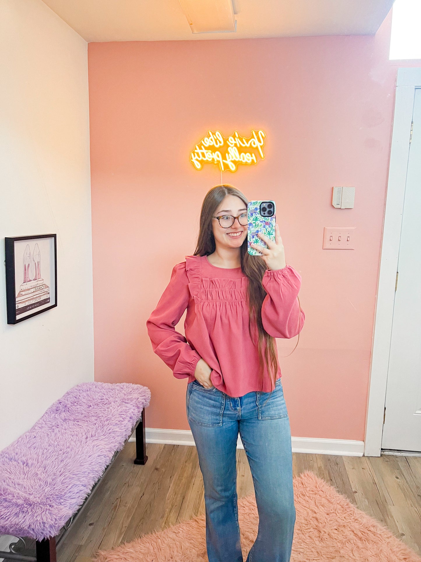 Ruffle Daydreams Top