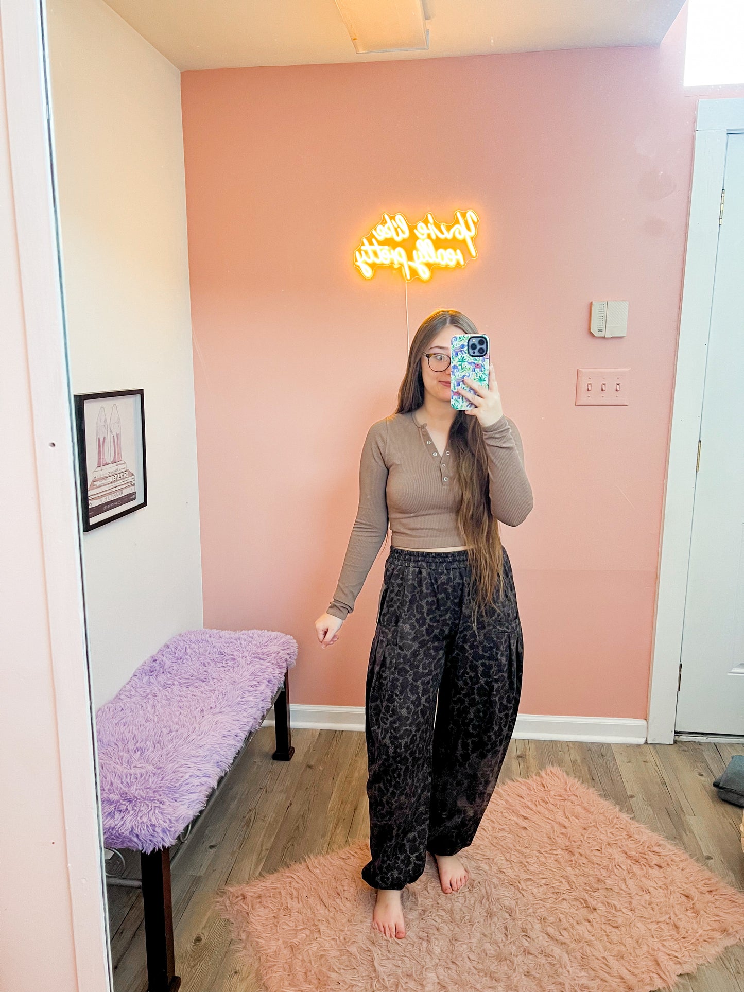 Spotted and Chic Pants