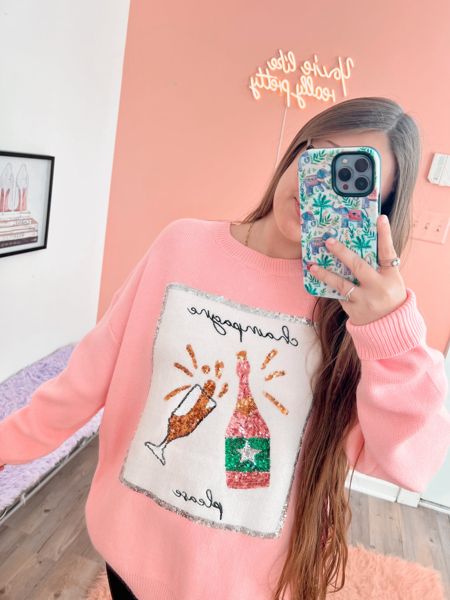 Champagne Please! Sweater