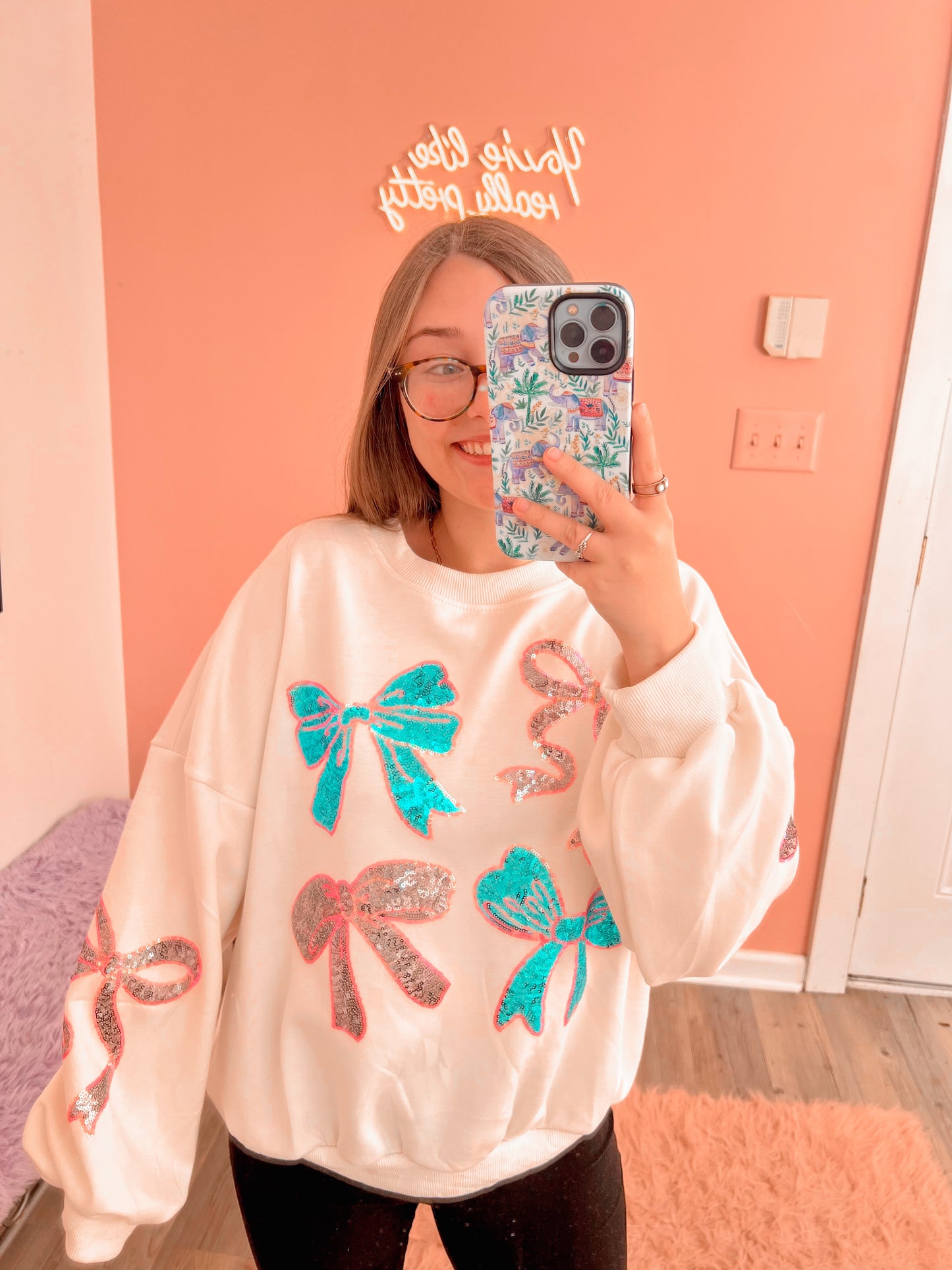 BOWtiful Babe Crewneck