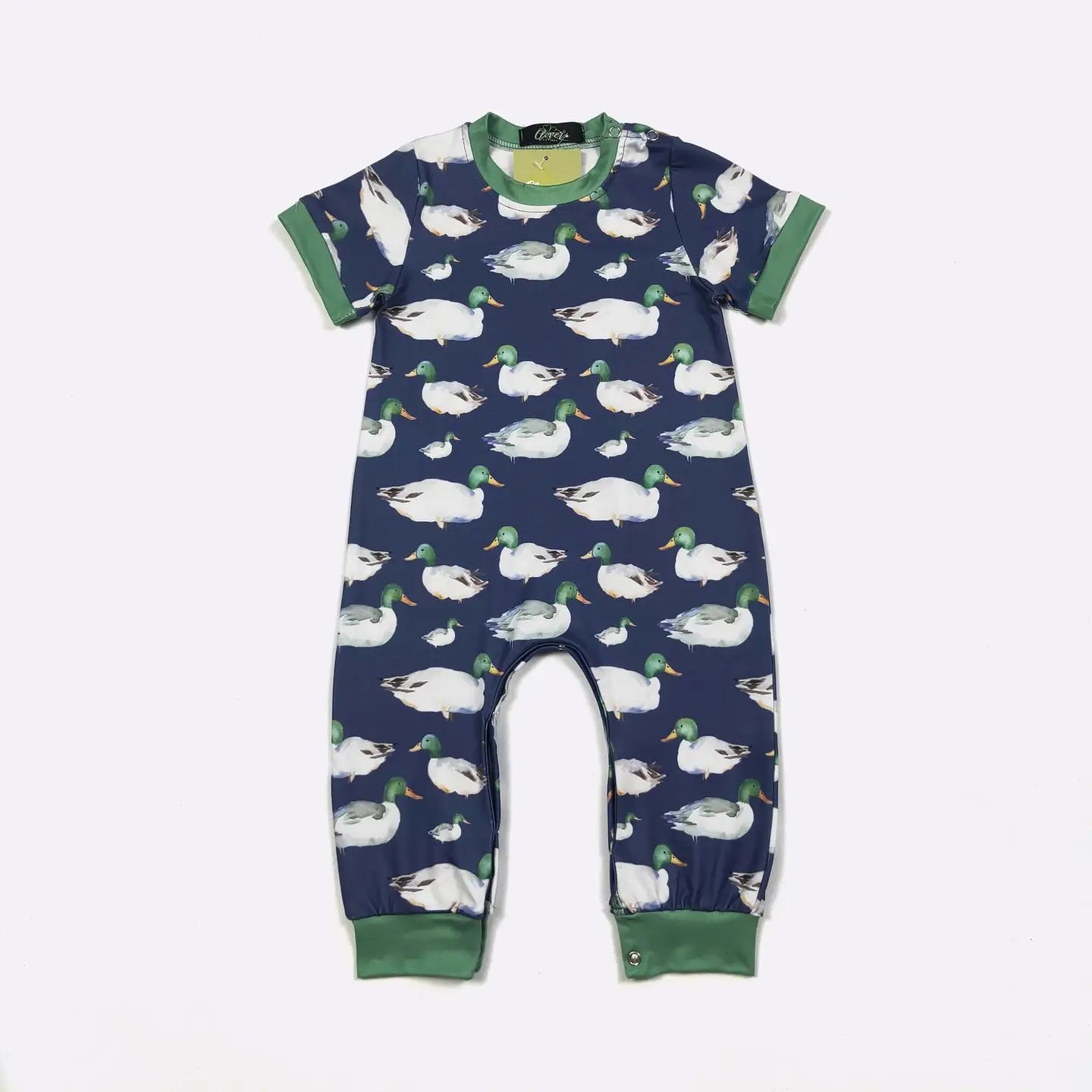 Navy Mallard Romper