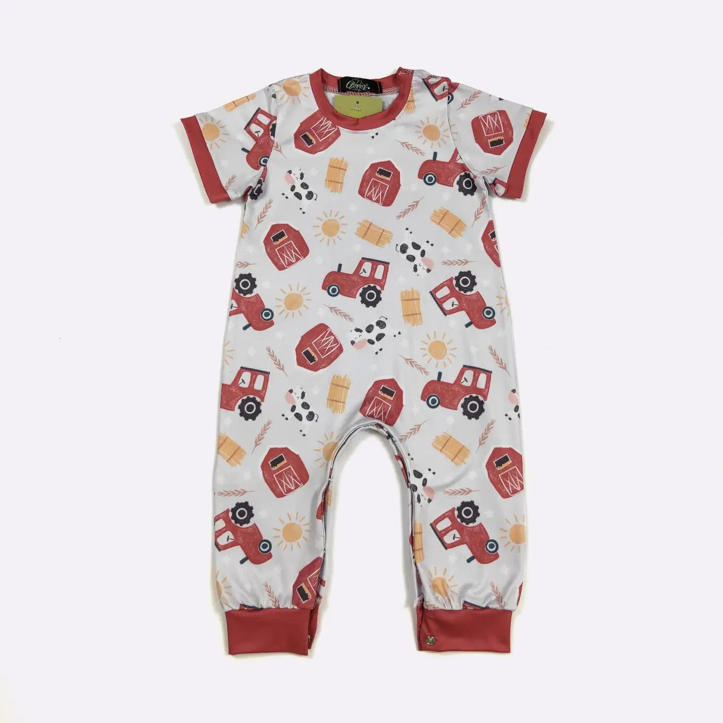 Rural Red Romper