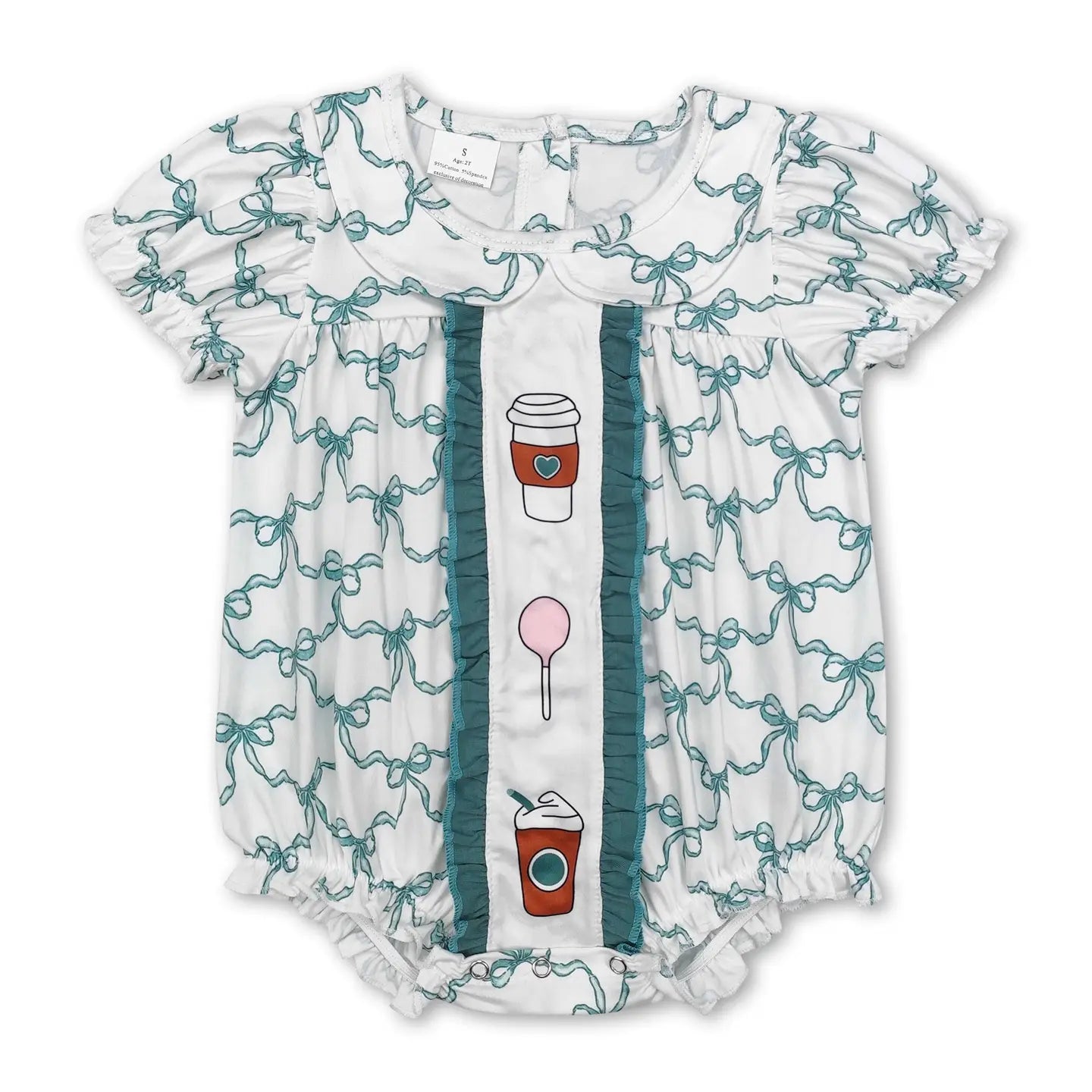 Coffee & Cake Pops Romper