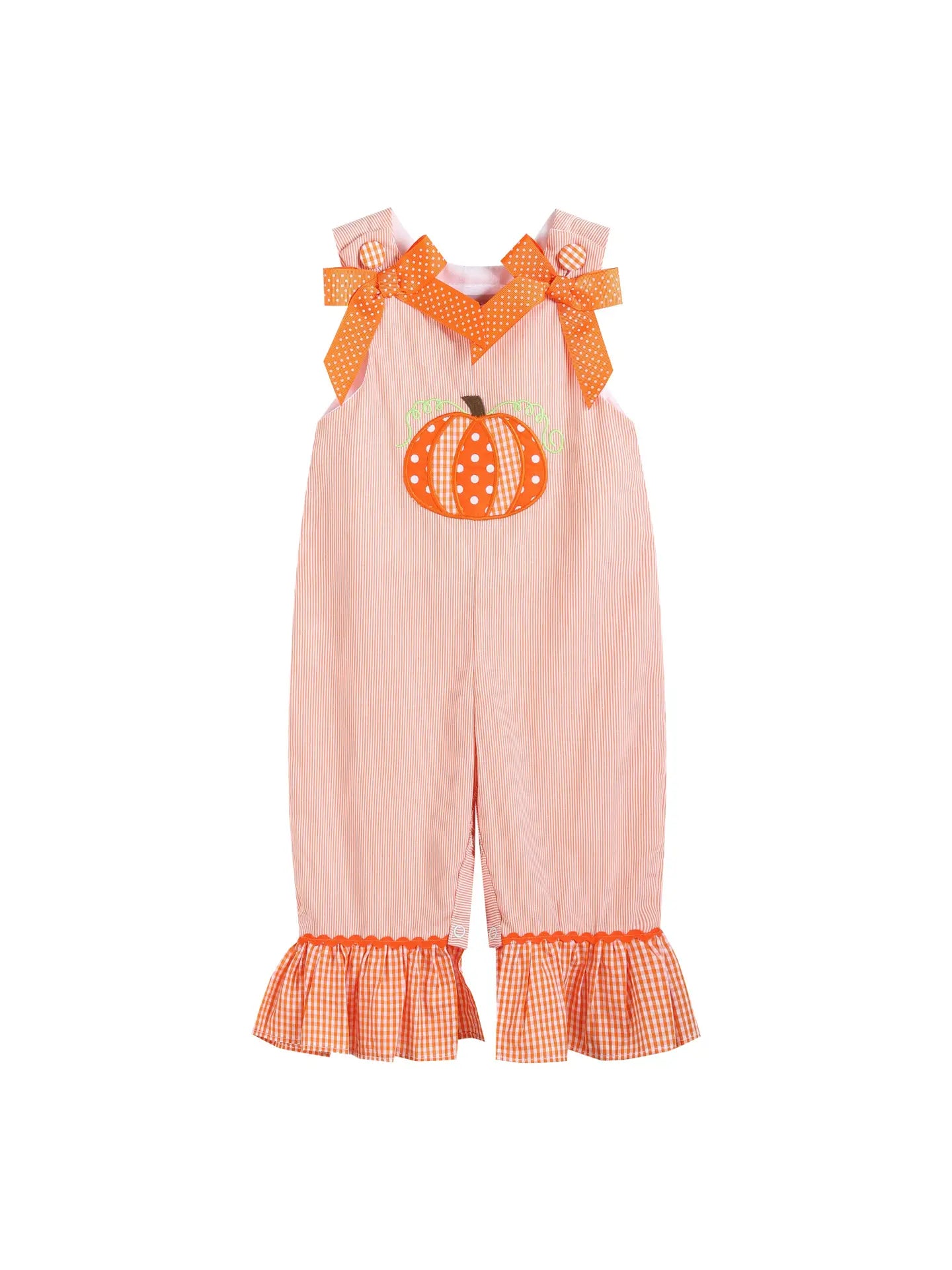 Pumpkin Pinstripe Jumpsuit