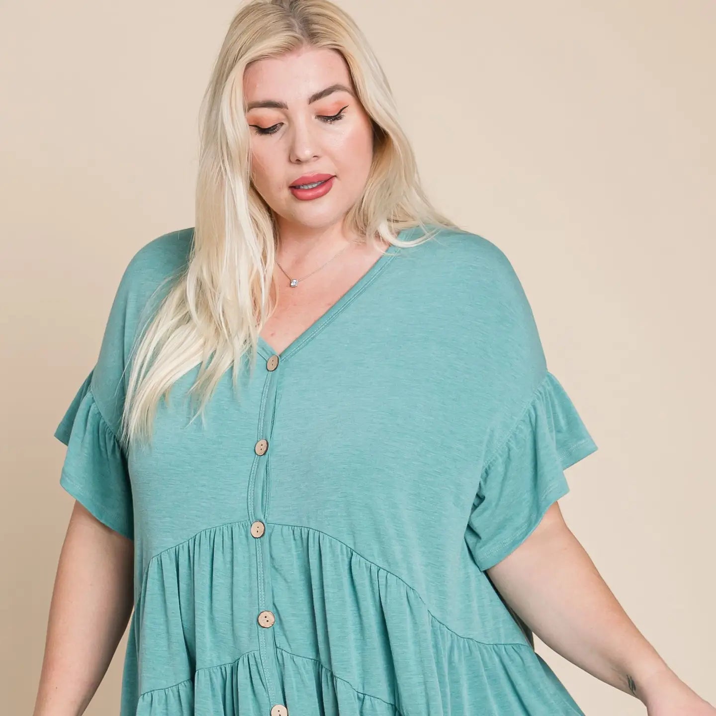 Plus - Sage & Sun Top