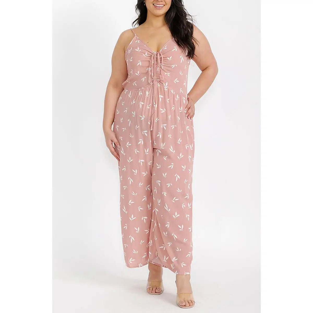 Plus - Blooming Fields Jumpsuit