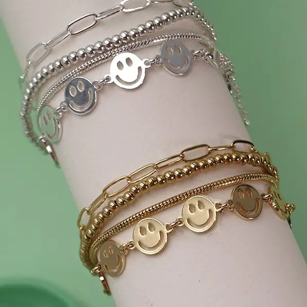 Smiley Bracelet Set