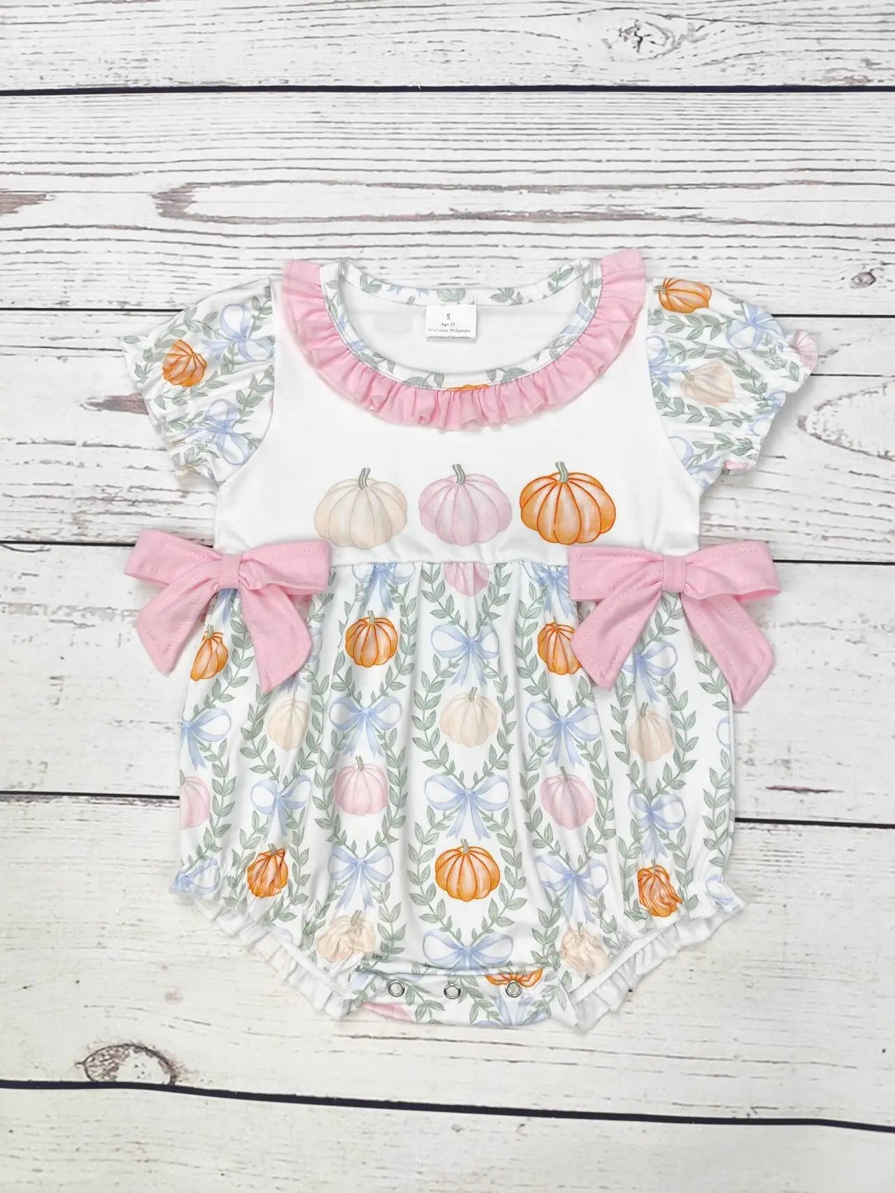 Coquette Pumpkin Romper