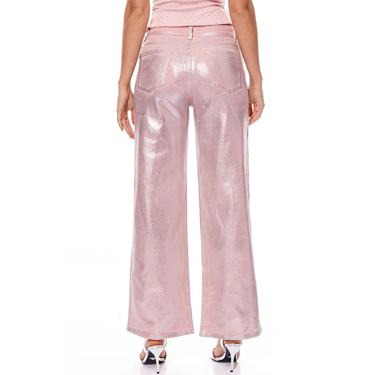 Blush & Bold Metallic Pants