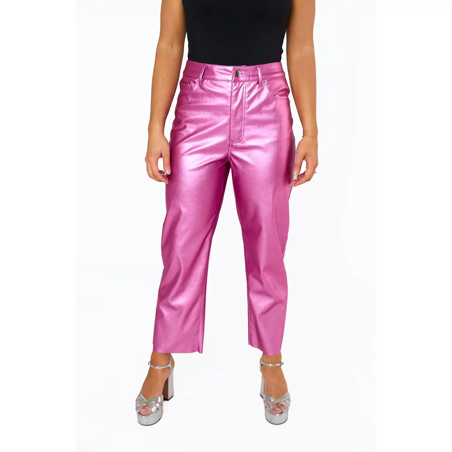 Make It Shine Metallic Pants
