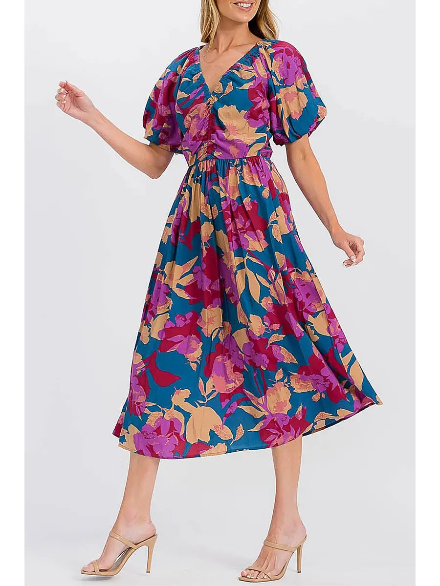 Rustic Rose Maxi Dress