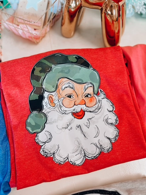 Camo Santa Tee