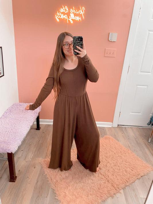 Fall Into Comfort Jumpsuit