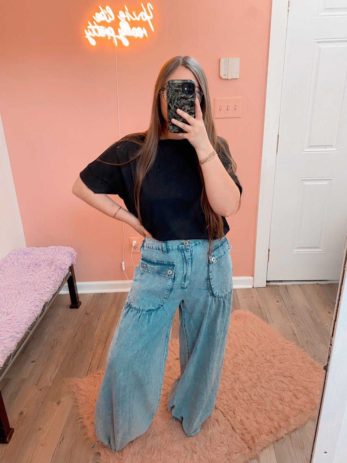 The Amelia Wide Leg Jeans