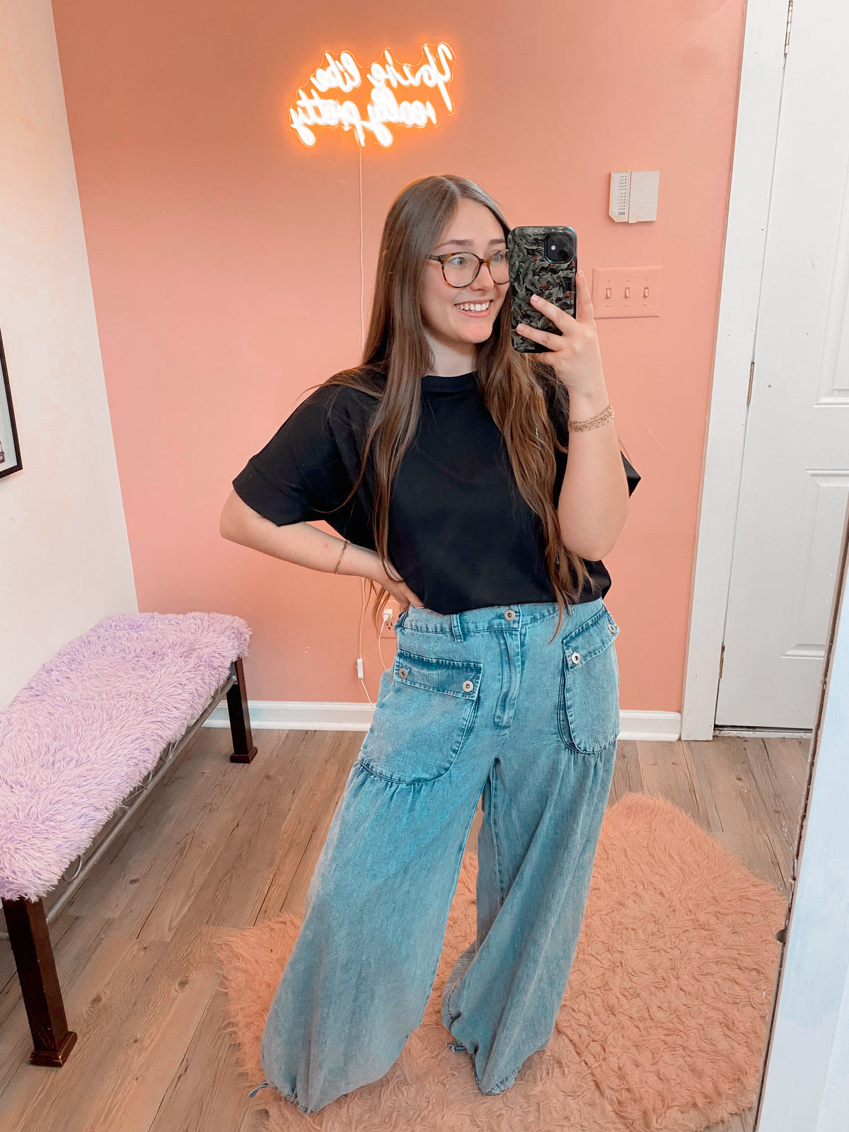 The Amelia Wide Leg Jeans
