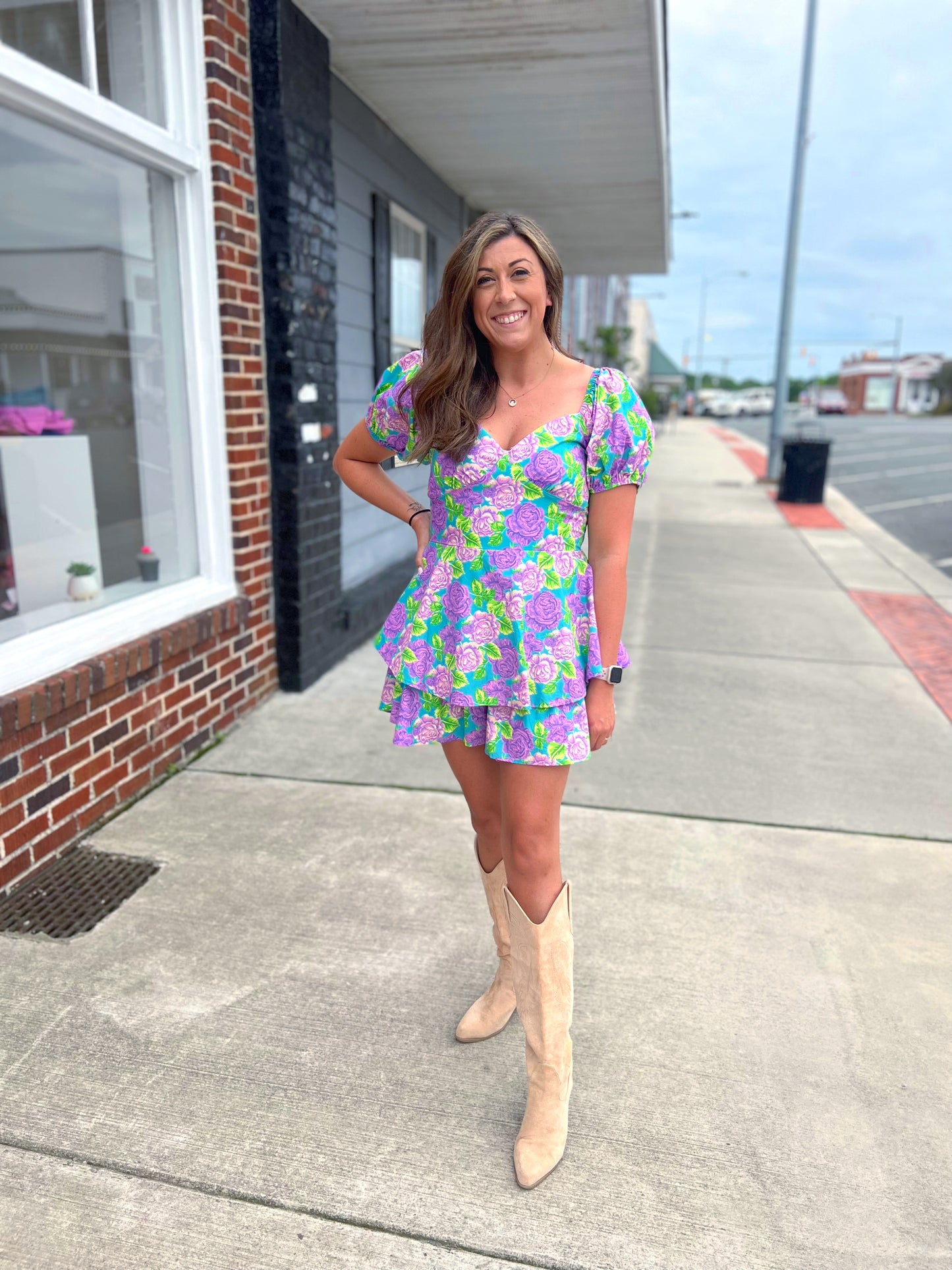 April Showers Romper