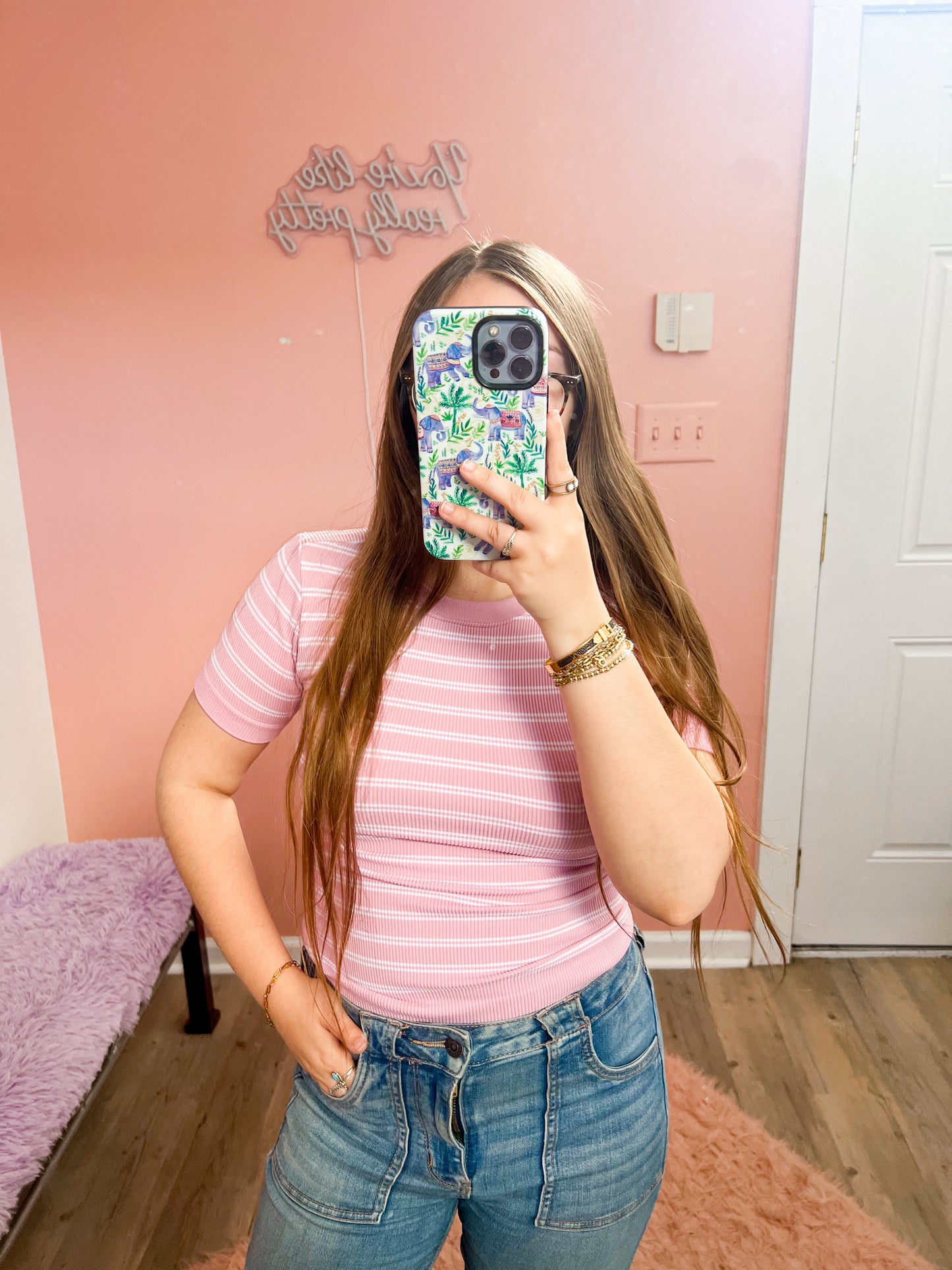 Blushing Seamless Top