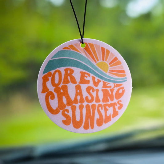 Chasing Sunsets - Air Freshener