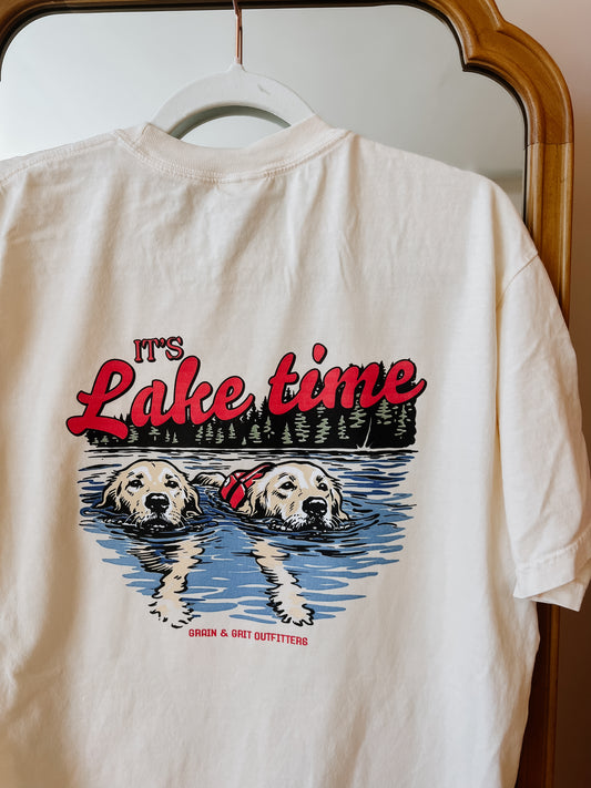 It's Lake Time Tee | Grain & Grit Outfitters