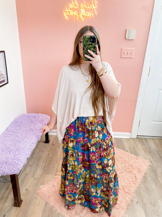 Wildflower Whisper Maxi Skirt