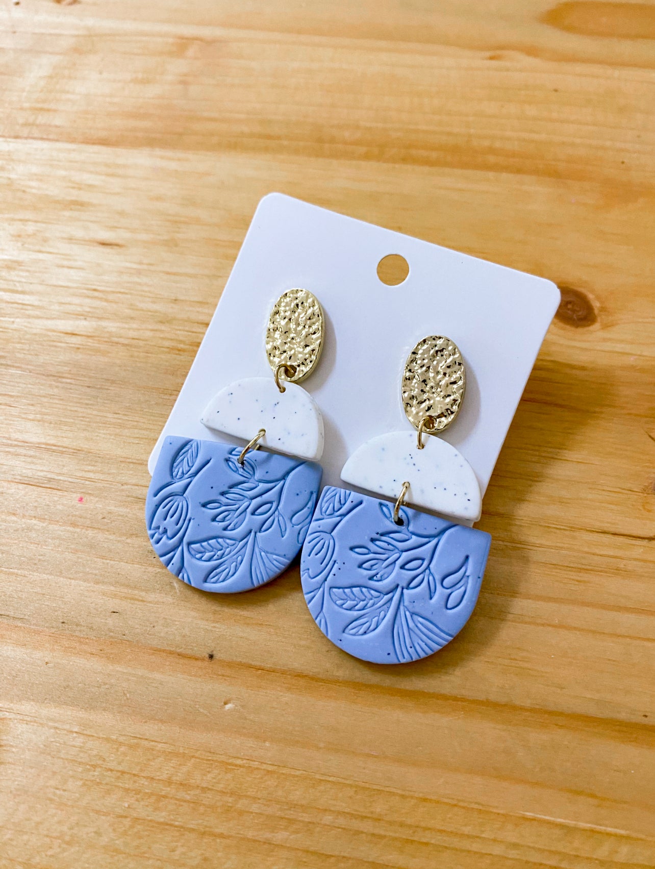 Petal Pop Earrings - Blue