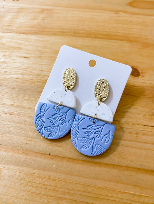 Petal Pop Earrings - Blue