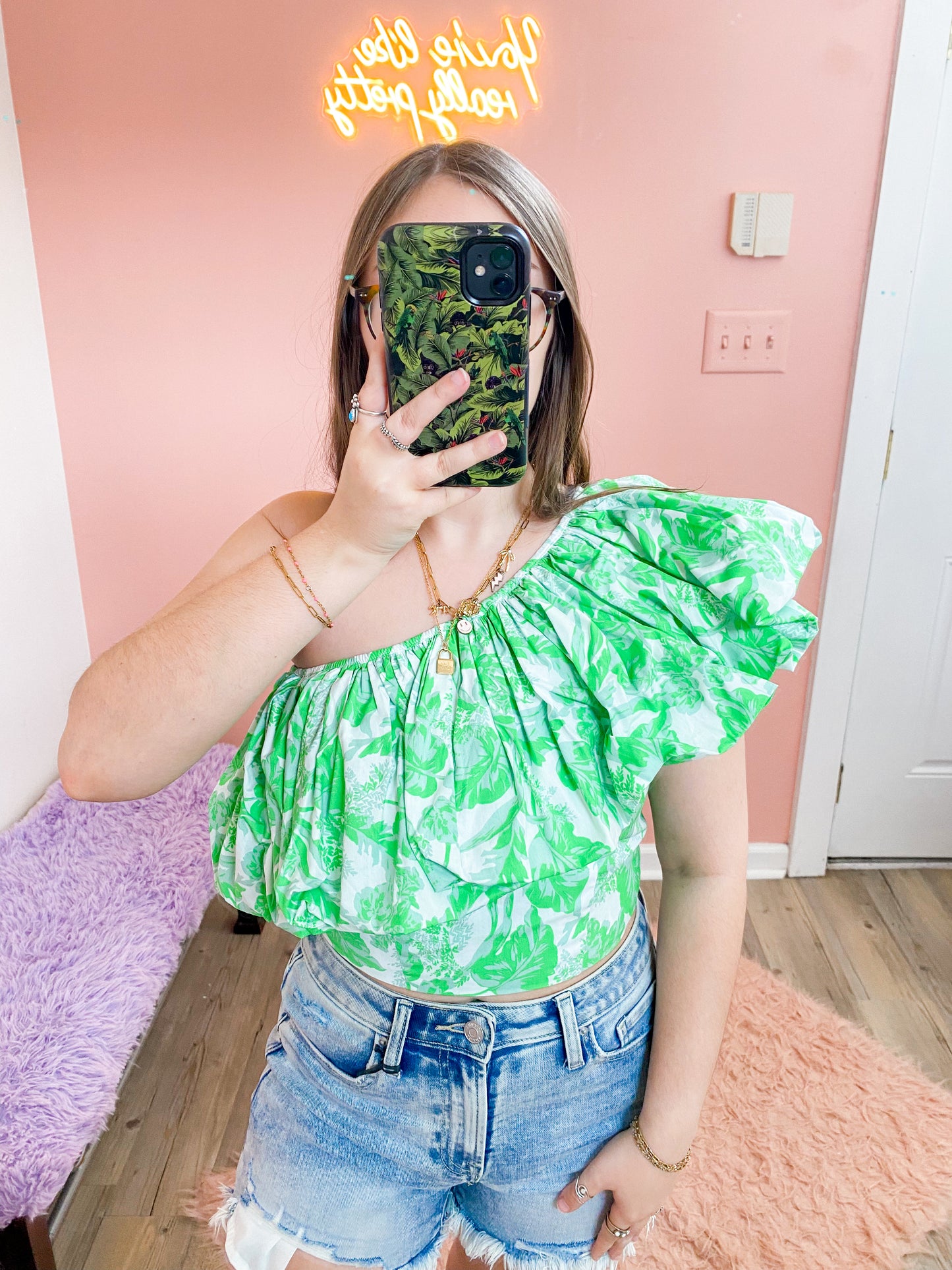 Palm Party Top