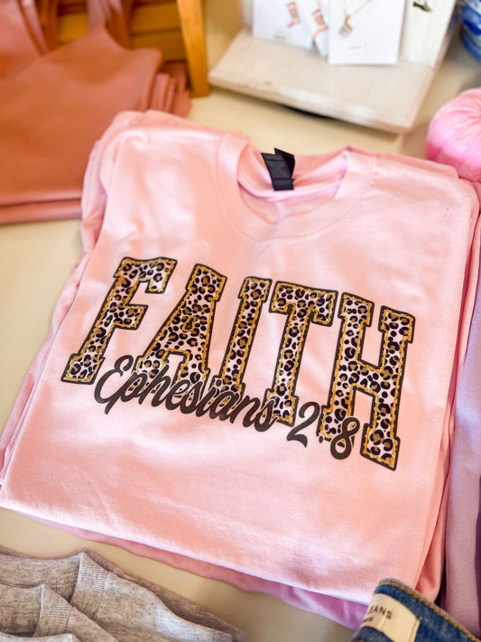 Leopard Faith Tee