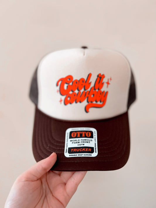 Cool It Cowboy Trucker Hat