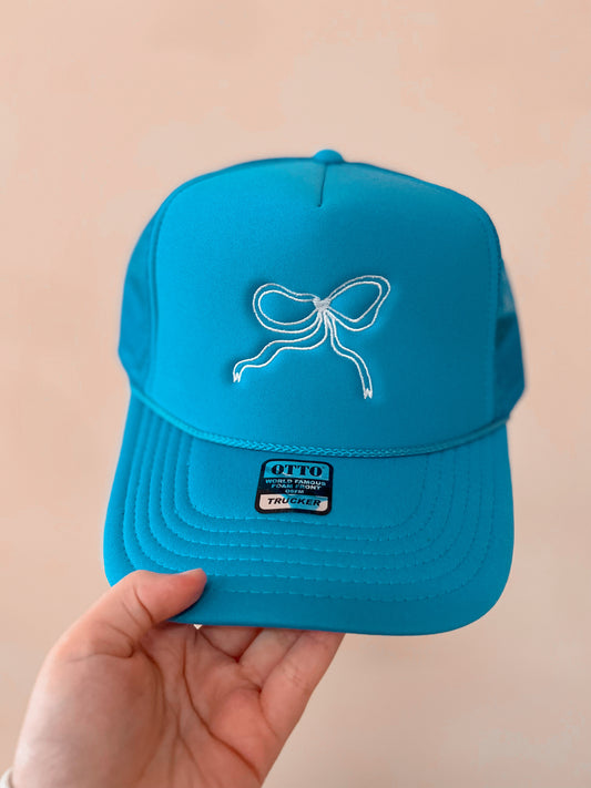 Coquette Blue Trucker Hat