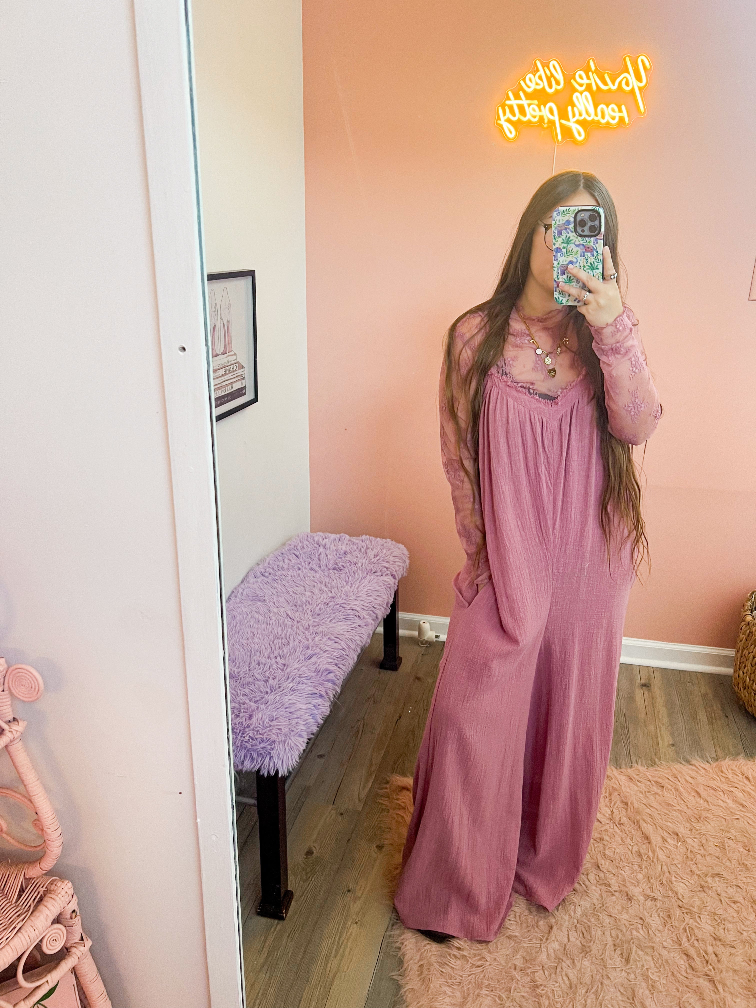 High Tide Vibes Jumpsuit – Pink Dahlia Boutique