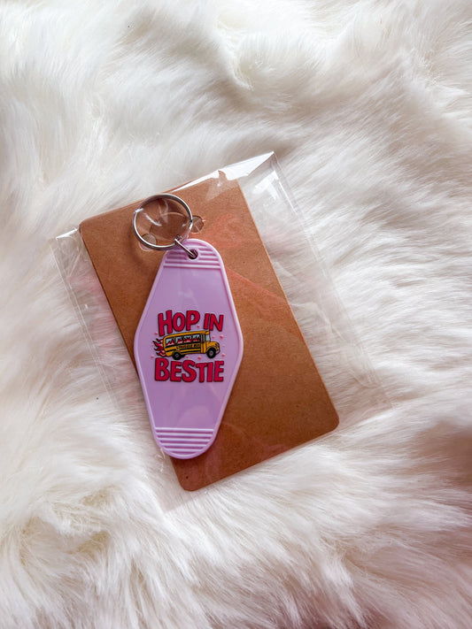 Struggle Bus Motel Keychain