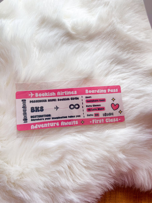 Bookish Airlines Bookmark