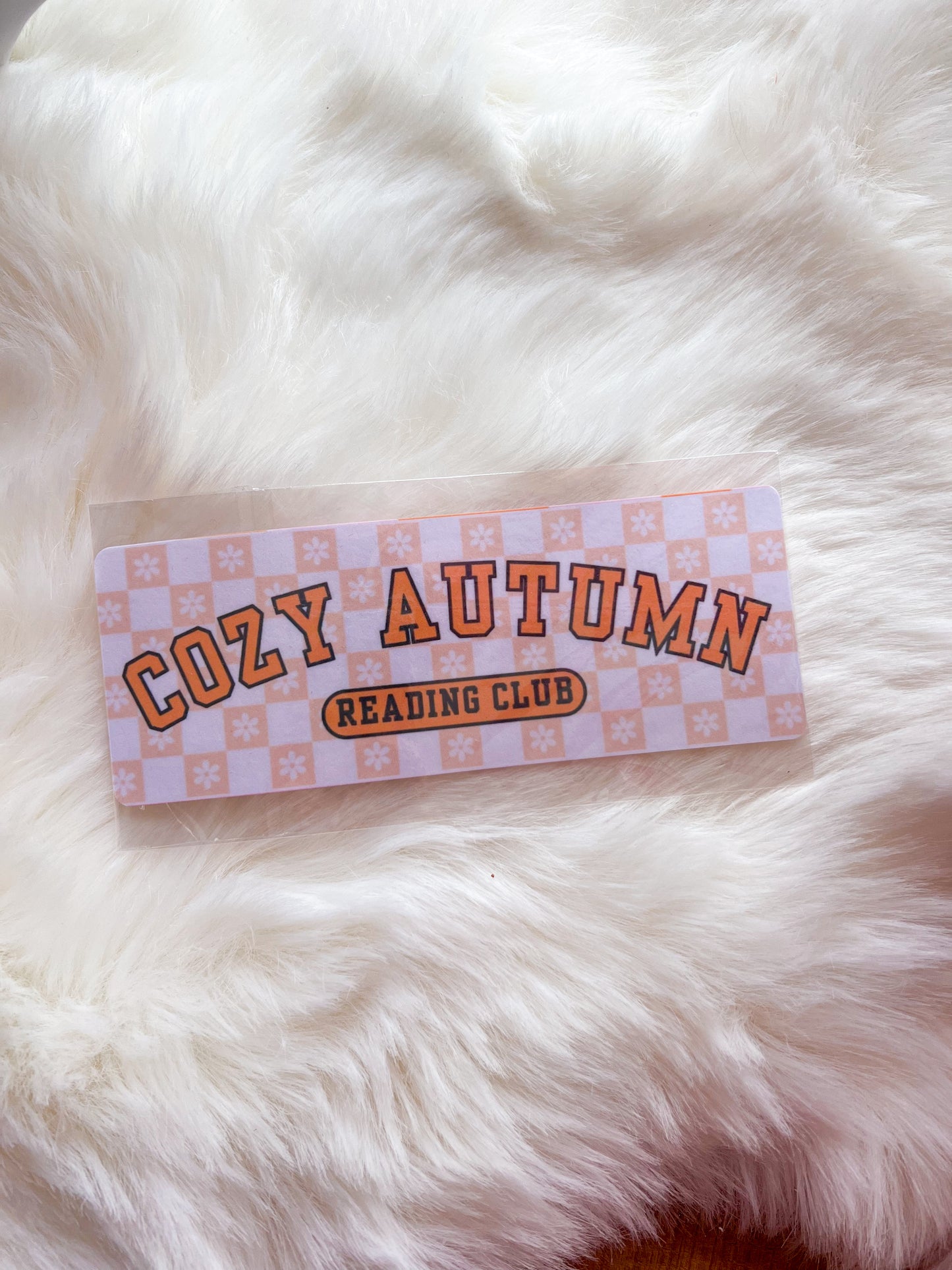 Cozy Autumn Bookmark