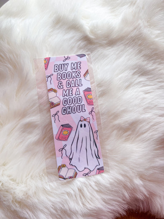 Good Ghoul Pink Bookmark