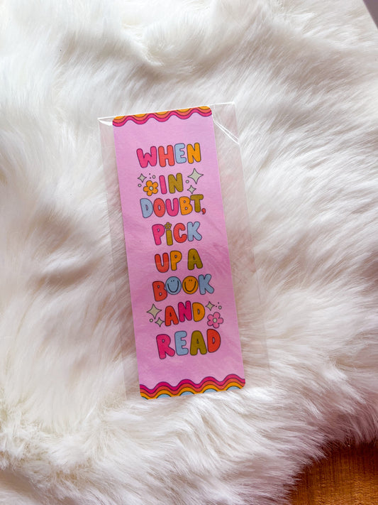 When In Doubt Bookmark
