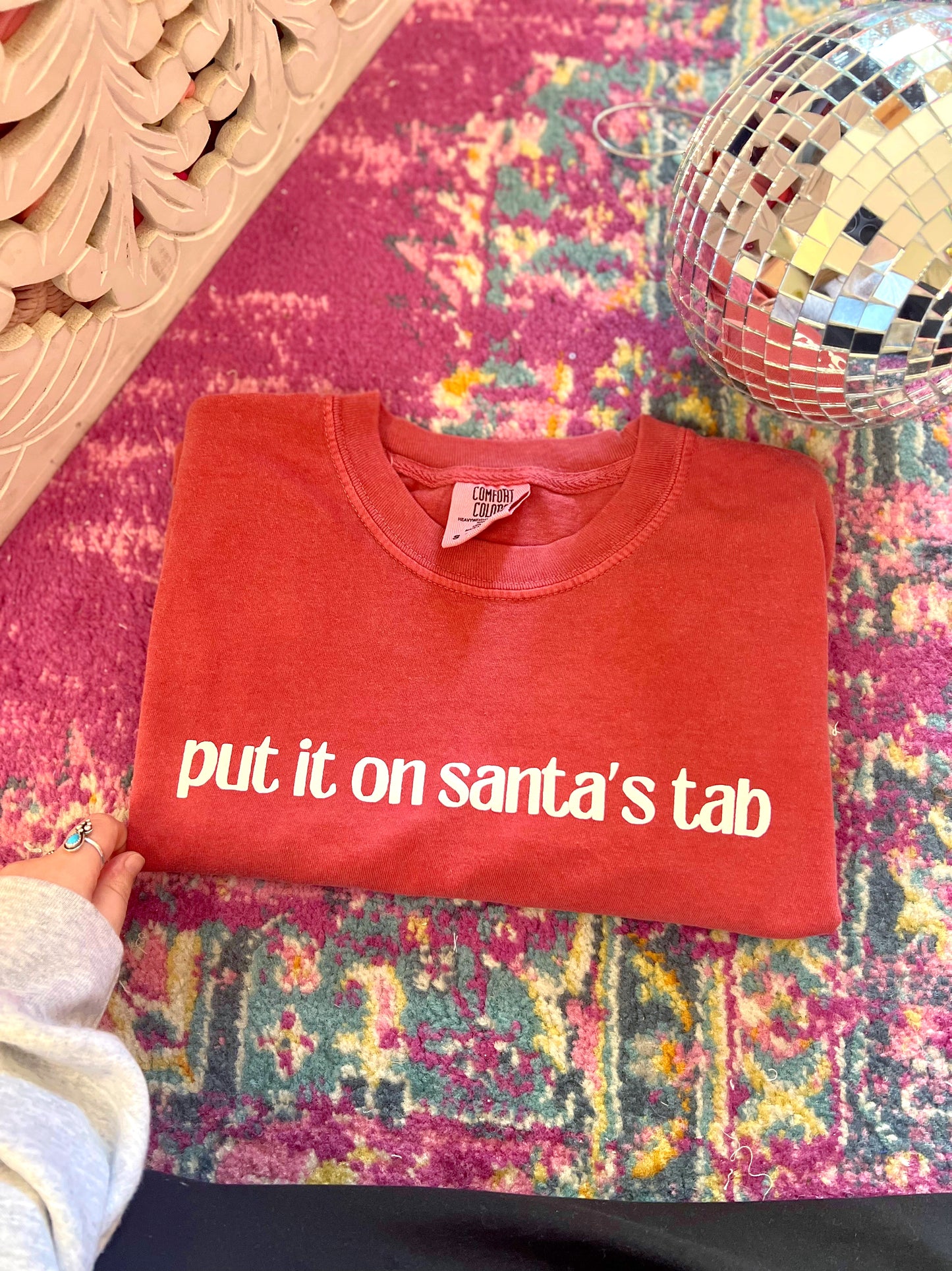 Put It On Santa's Tab Tee