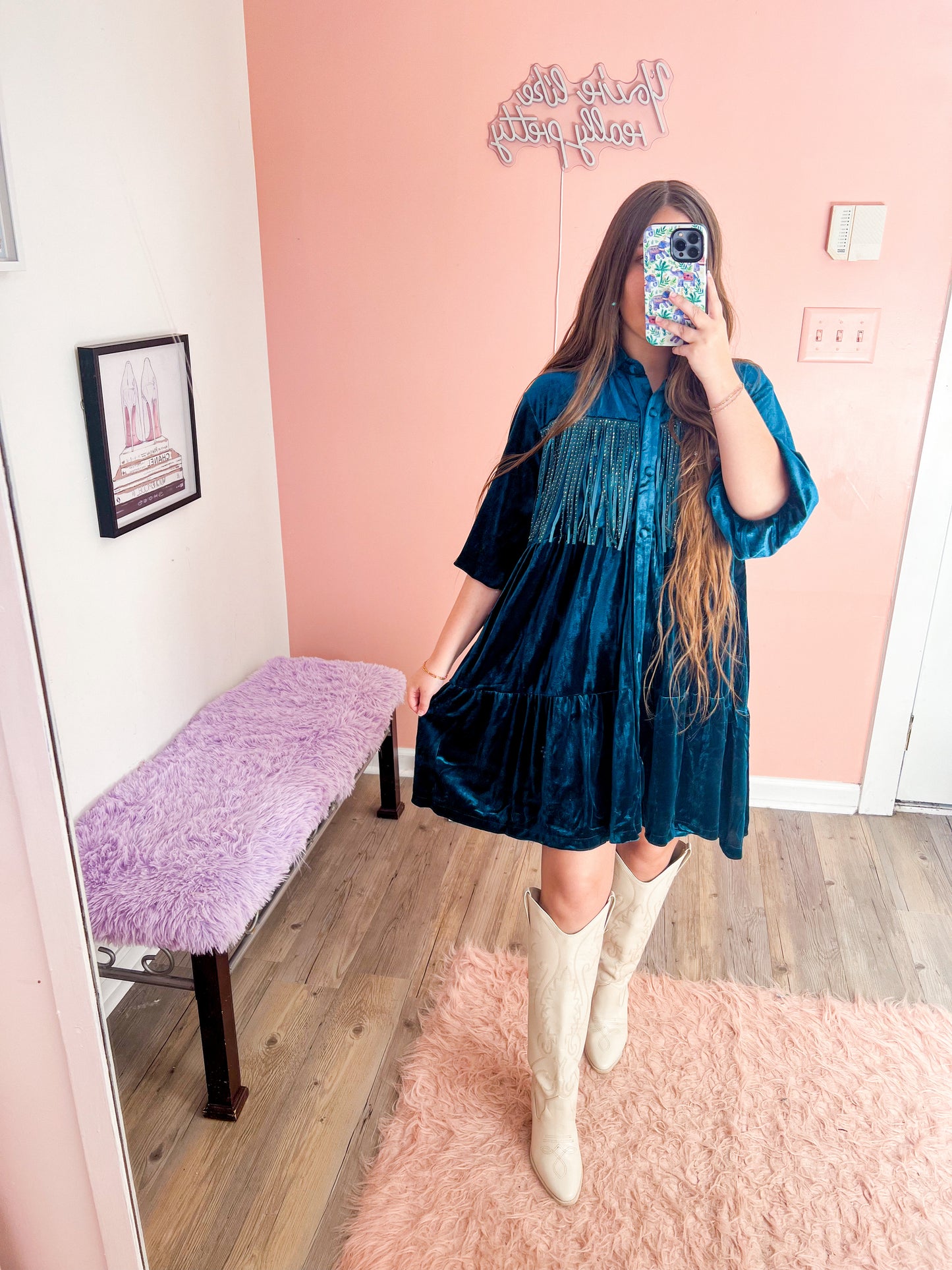 Velvet Leaves Tunic