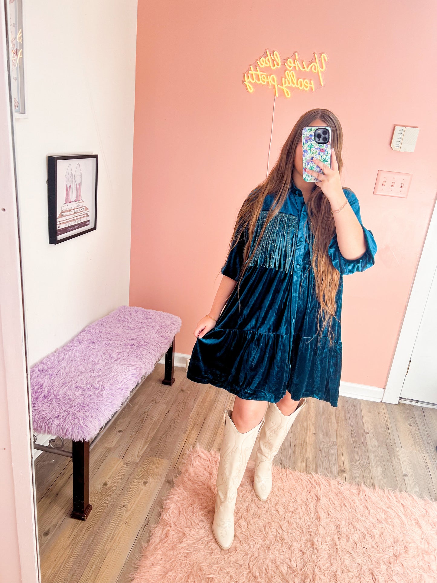 Velvet Leaves Tunic